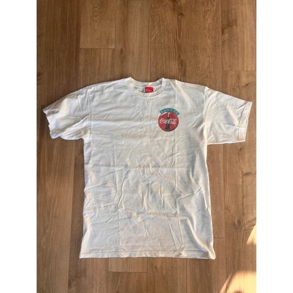 Vintage Coca-Cola Always Coke Bottle Graphic T-Shirt White XL